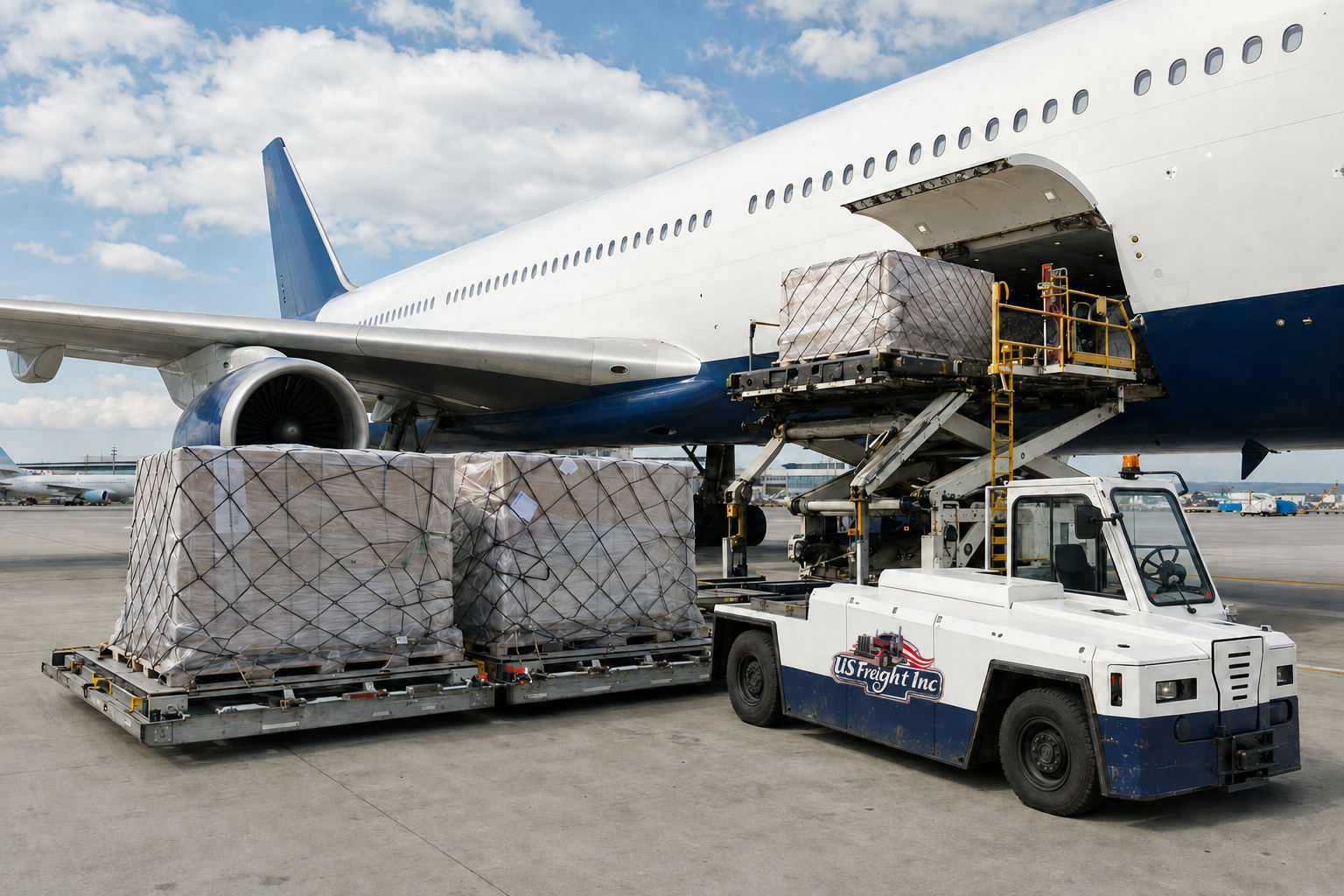 Air freight cargo loading